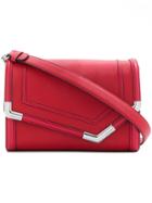 Karl Lagerfeld Rocky Saffiano Shoulder Bag - Red