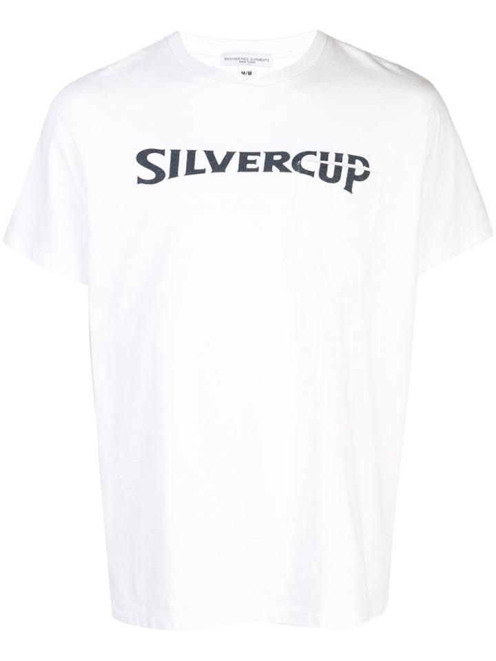Engineered Garments 'silvercup' Print T-shirt - White