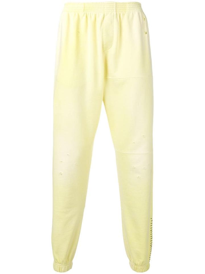 Vyner Articles Stitched Track Pants - Yellow