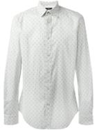Diesel Fine Print Shirt, Men's, Size: Medium, White, Cotton/spandex/elastane