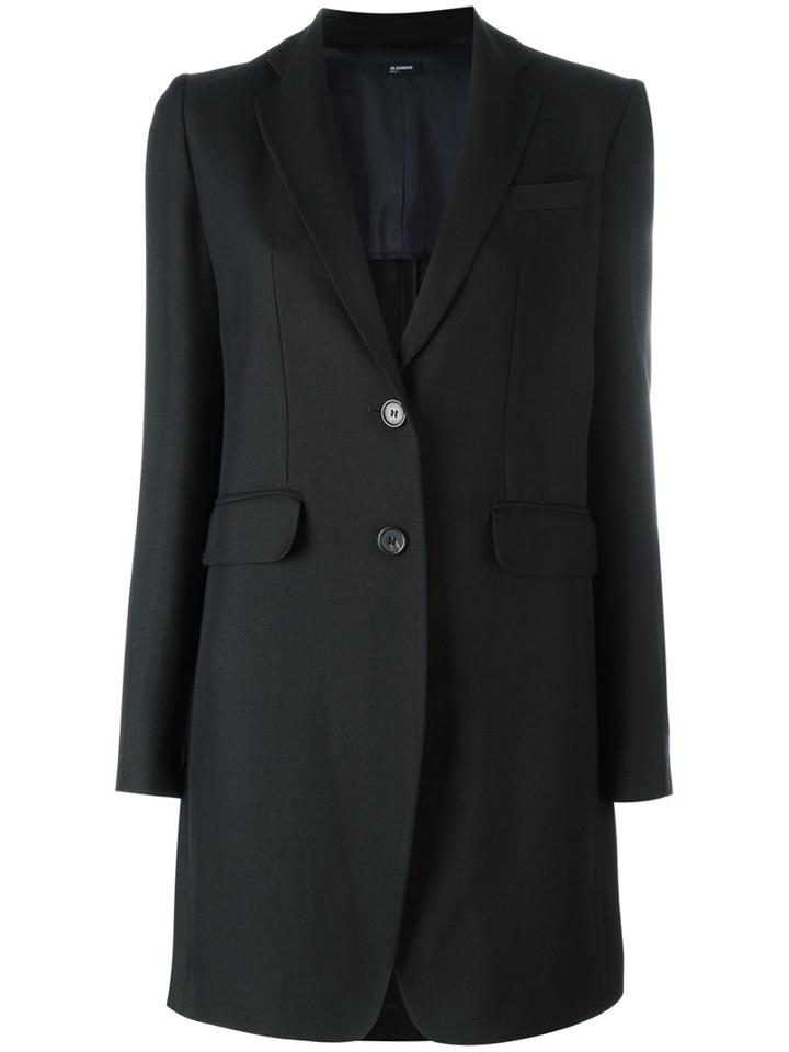 Jil Sander Navy Classic Blazer, Women's, Size: 40, Black, Rayon/acetate/cupro