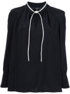 Steffen Schraut Bow Sleeve Top - White