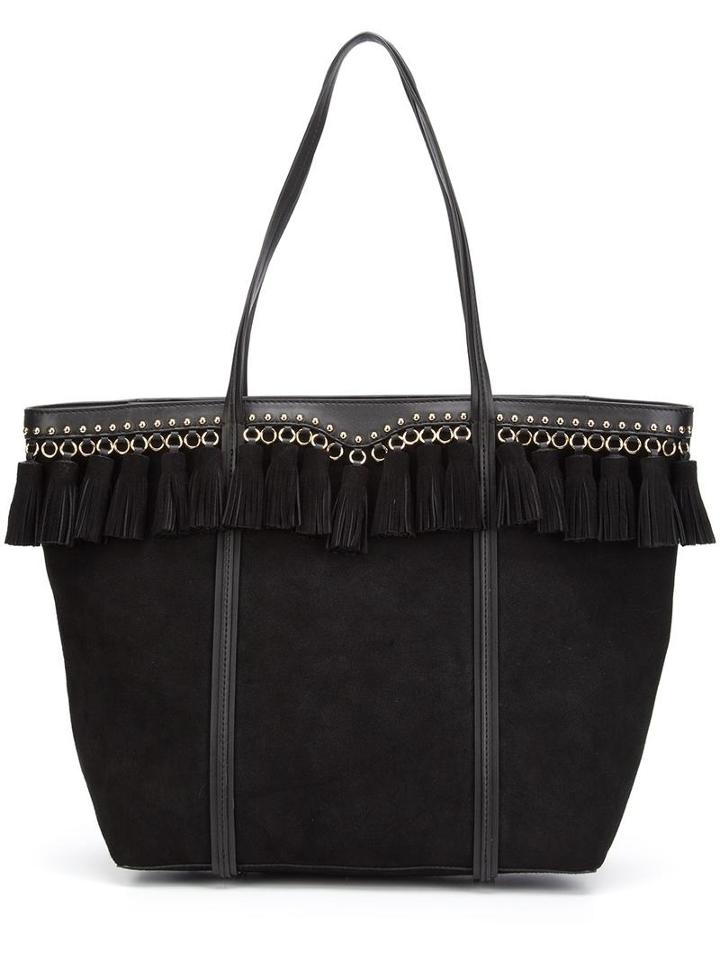 Rebecca Minkoff Multi-tassel Tote, Women's, Black