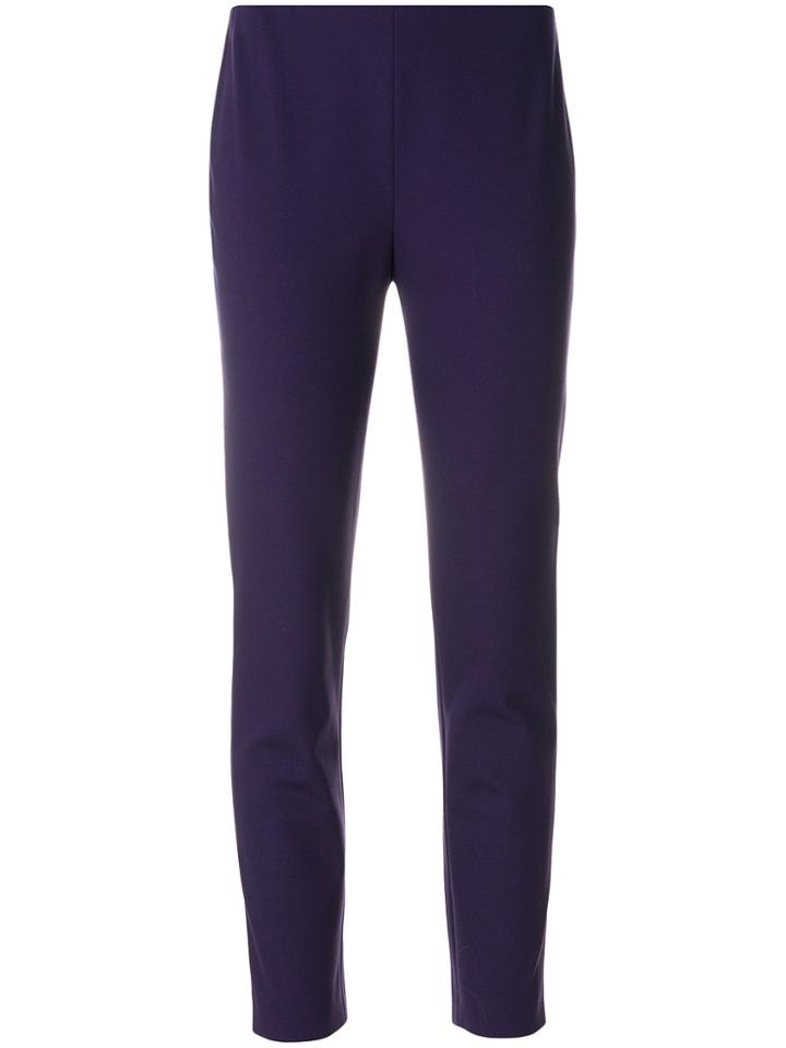 Dolce & Gabbana Hydrangea Print Trousers - Blue