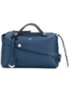 Fendi Small By The Way Shoulder Bag, Women's, Blue, Calf Leather