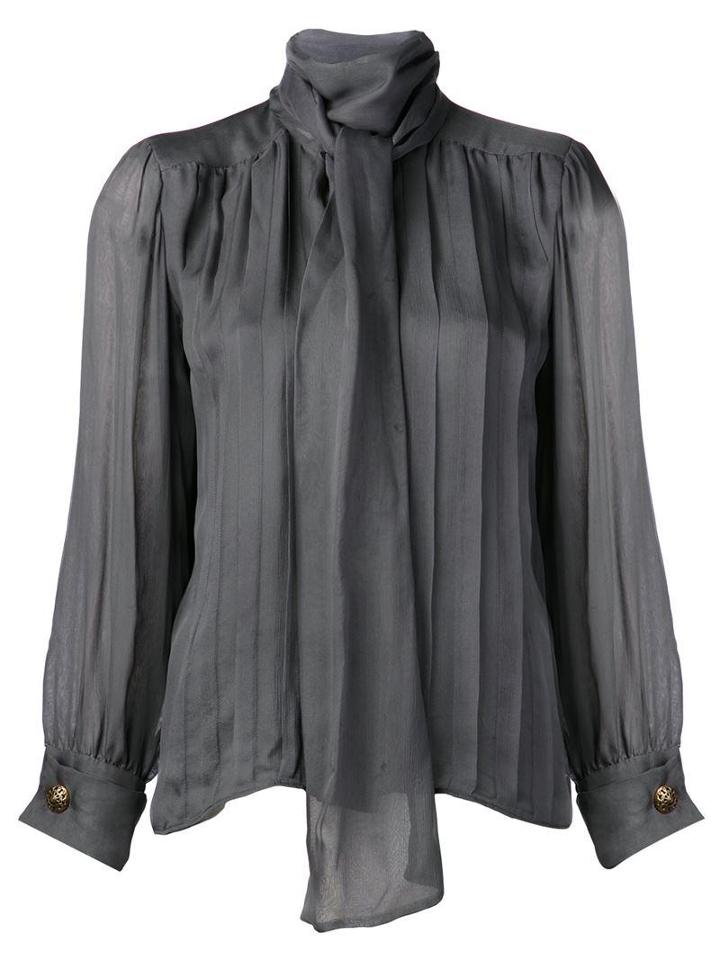 Yves Saint Laurent Vintage French Cuff Blouse