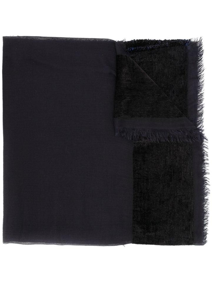 Faliero Sarti Panelled Scarf - Black