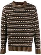 Universal Works Patterned Jumper - Blue