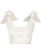 Bambah Camelia Bow Top - Metallic