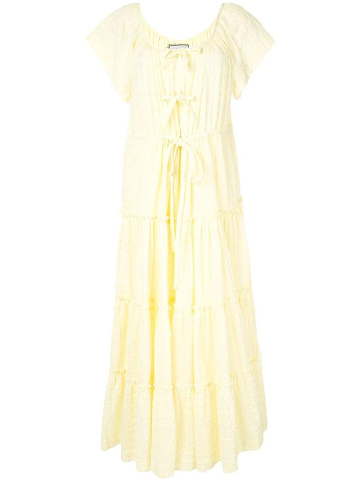 Innika Choo Alotta Gud Tiered Dress - Yellow