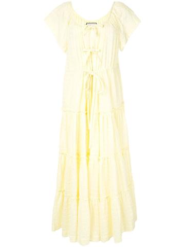 Innika Choo Alotta Gud Tiered Dress - Yellow