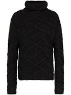 Martin Diment Cable Knit Jumper - Black