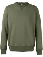 Doppiaa Ribbed Trim Sweatshirt, Men's, Size: Large, Green, Cotton