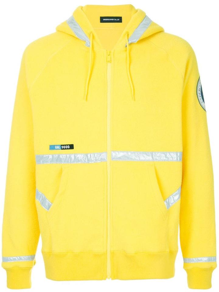 Undercover Astronautics Agency Patch Zip Hoodie - Yellow