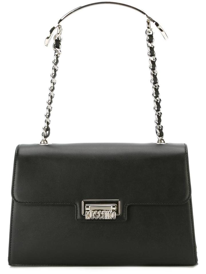 Moschino Wrench Strap Shoulder Bag, Women's, Black