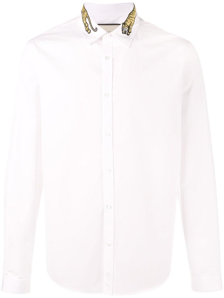 Gucci - Duke Shirt With Tiger - Men - Cotton - 43, White, Cotton