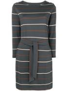 A.p.c. Long Sleeved Jersey Dress - Grey