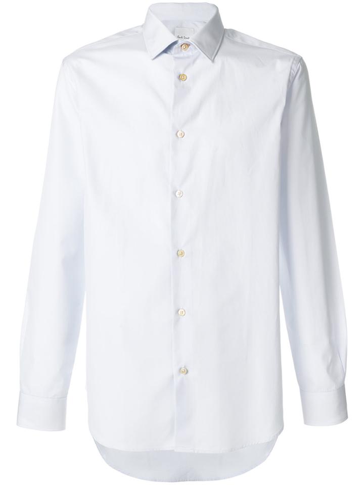 Paul Smith Classic Long Sleeve Shirt - Blue