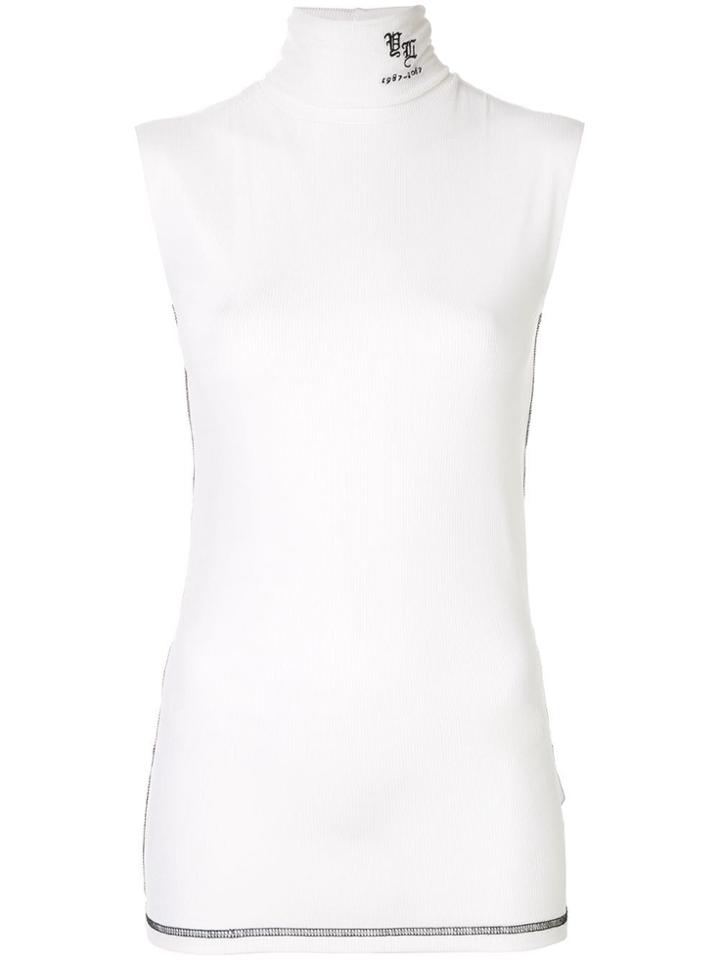 Yang Li Tank Long Line Top - White