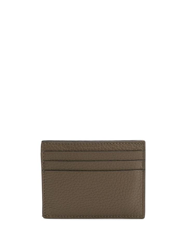 Tom Ford Logo Embossed Cardholder - Brown