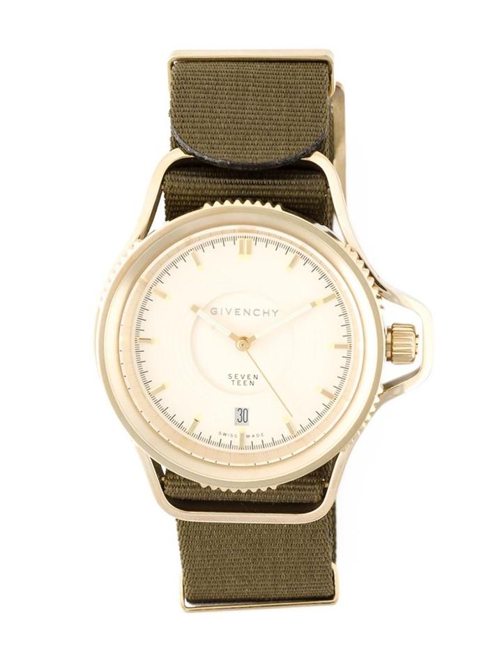 Givenchy 'seventeen' Watch, Adult Unisex, Green
