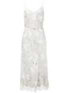 Zimmermann - Floral Print Slip Dress - Women - Polyester/viscose - 3, Women's, Grey, Polyester/viscose