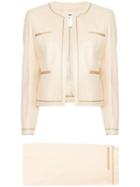 Chanel Pre-owned Tweed Two-piece Suit - Neutrals