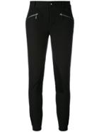 Ralph Lauren Knee Patches Skinny Trousers - Black