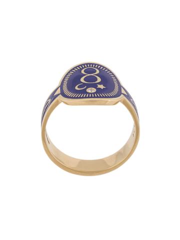 Foundrae Karma Cigar Ring - Metallic