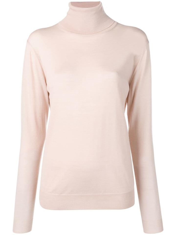 Stella Mccartney Roll Neck Jumper - Pink