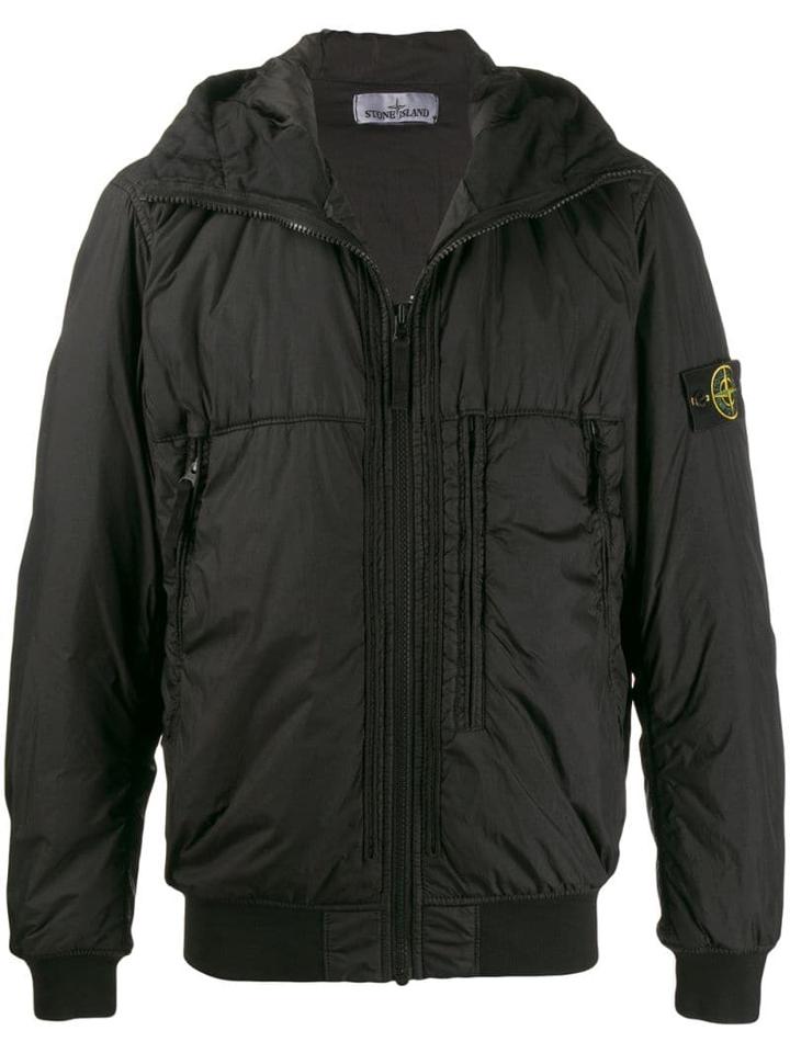 Stone Island Crinkle Reps Ny Jacket - Black