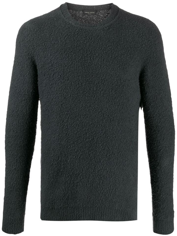 Roberto Collina Textured Relaxed Fit Jumper - Grey
