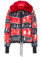 Moncler Grenoble Printed Puffer Jacket - Red