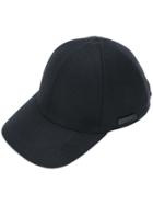 Prada Logo Patch Cap - Black