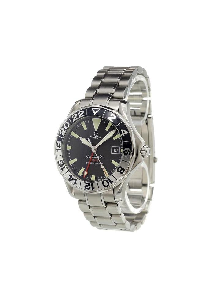 Omega 'seamaster 50th Anniversary Gmt' Analog Watch, Adult Unisex, Stainless Steel