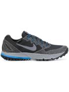 Nike Contrast Lace Up Sneakers - Black