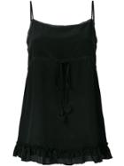 Twin-set Flared Top - Black