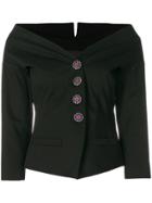 Etro Embellished Button Jacket - Black