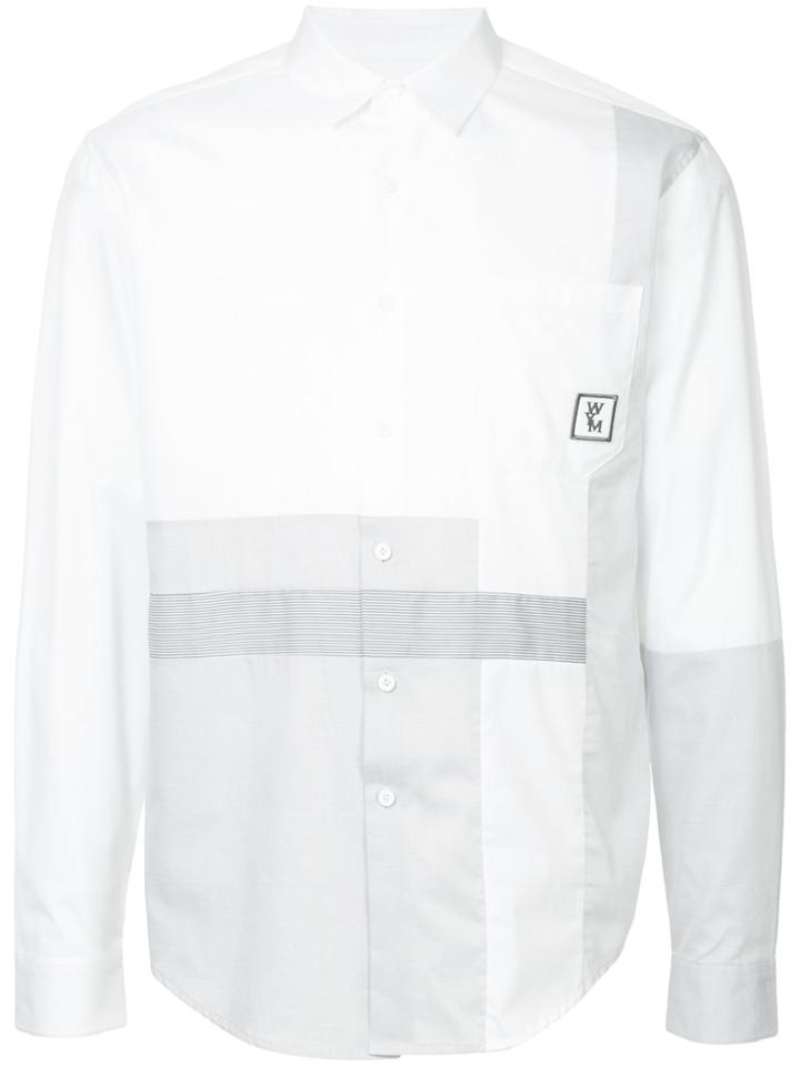 Wooyoungmi Panelled Shirt - White
