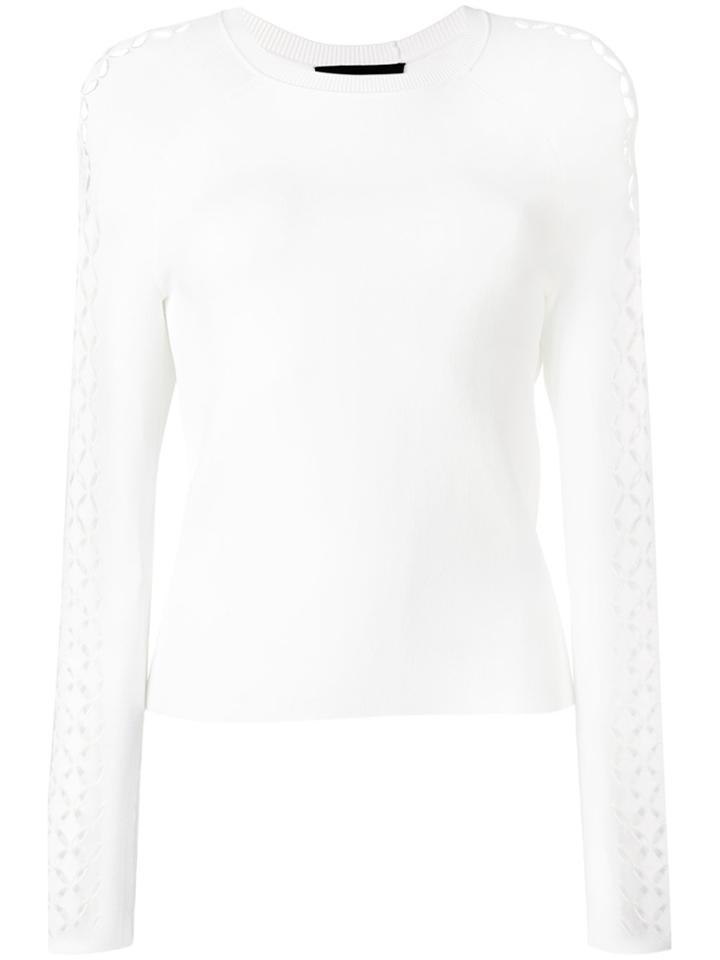 Alexander Wang Cut-out Detail Jumper - White