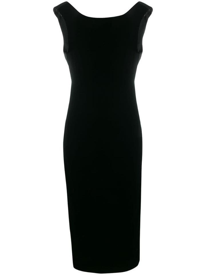 Emporio Armani Sleeveless Evening Dress - Black