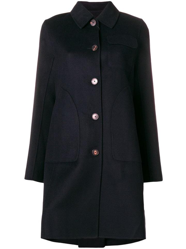 Carven Tailored Coat - Blue