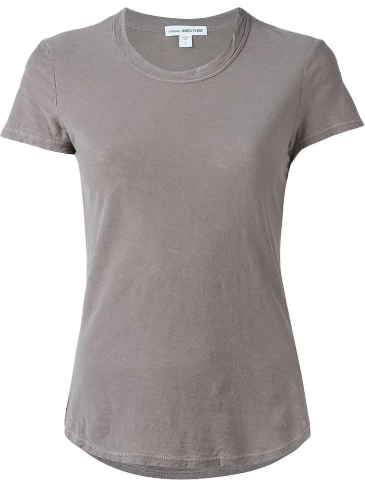 James Perse Slub Crewneck T-shirt