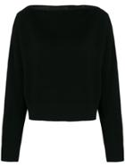 T By Alexander Wang Buttoned Neckline Sweater - Black