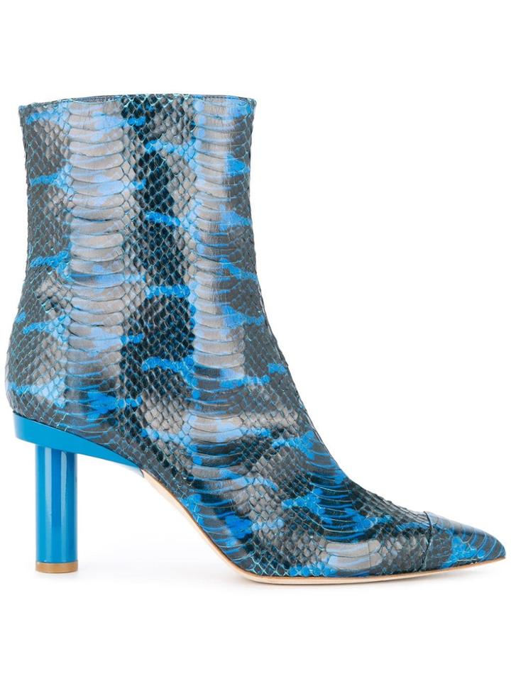 Tibi Gavin Boots - Blue