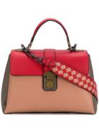 Bottega Veneta Dhalia Piazza Shoulder Bag - Pink & Purple