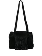 Yves Saint Laurent Pre-owned 1980's Fringed Shoulder Bag - Black