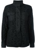 Moncler Floral Macrame Jacket - Black