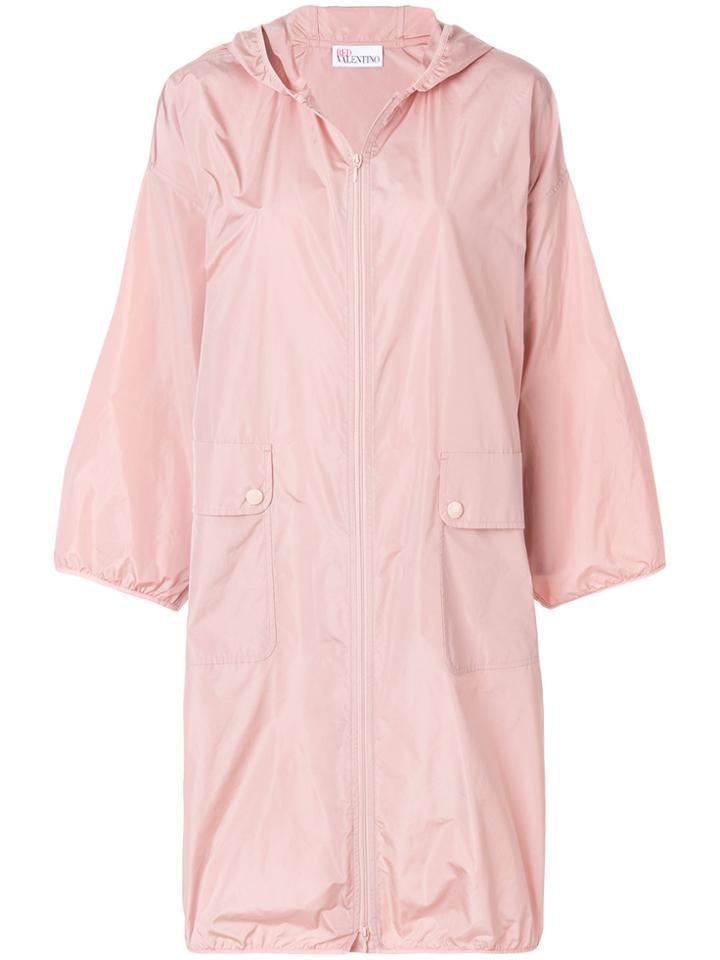 Red Valentino Hooded Parka - Pink & Purple