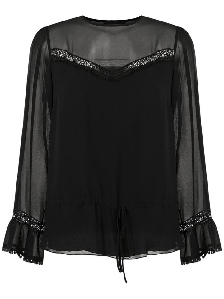 Talie Nk - Silk Blouse - Women - Silk - 36, Black, Silk